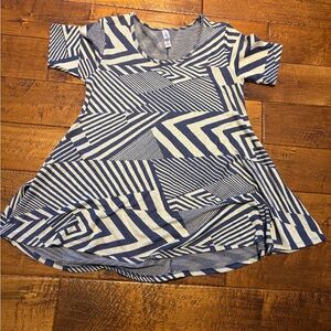 LuLaRoe XS Perfect T mustard floral